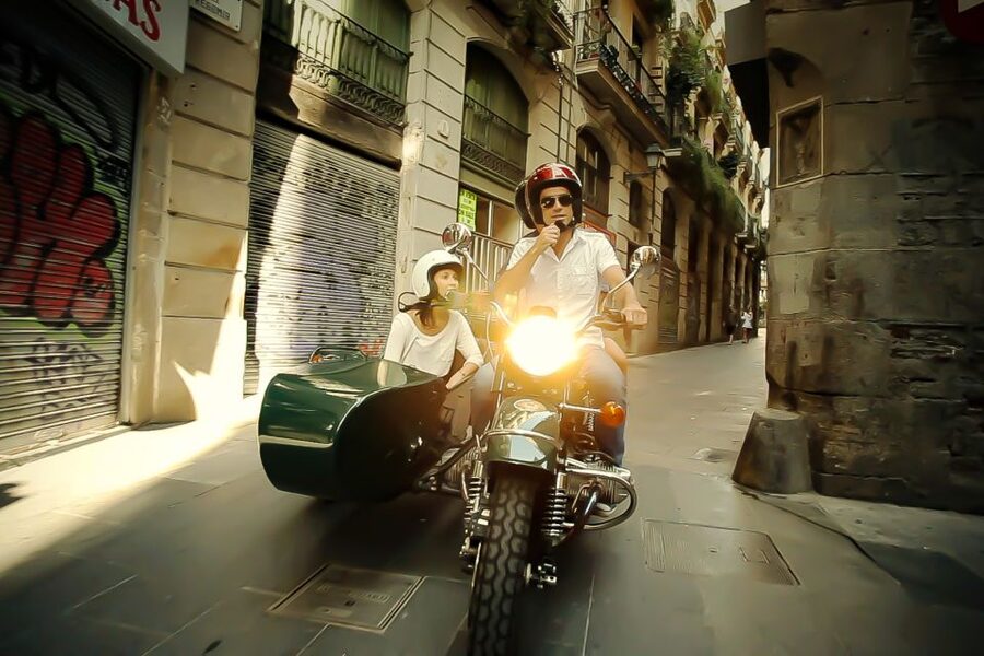 Barcelona: Half Day Tour on Sidecar Motorcycle - Old Port and Barcelona Beach: Mediterranean life, not just postcards