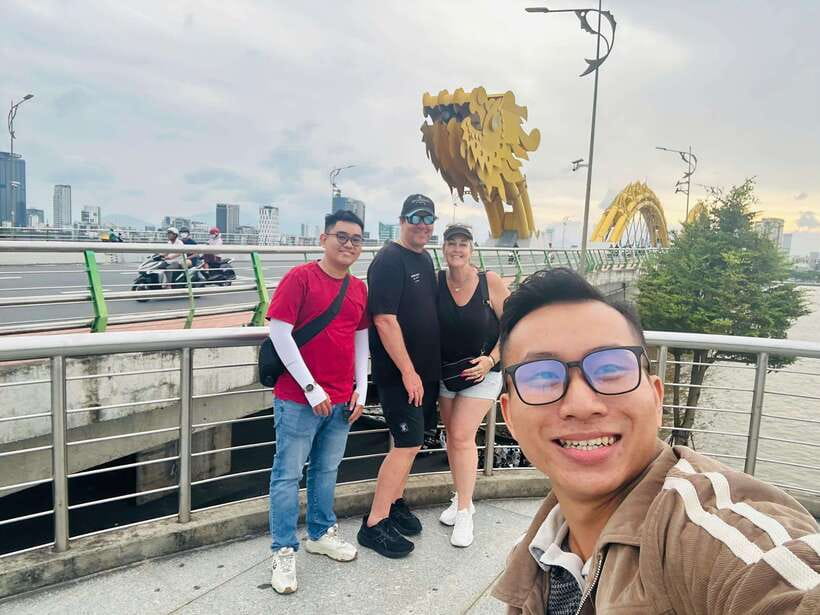 Da Nang Easy Rider Half-day city tour on motorbike - Thuan Phuoc Bridge and Con Market: From River Views to Real Local Life