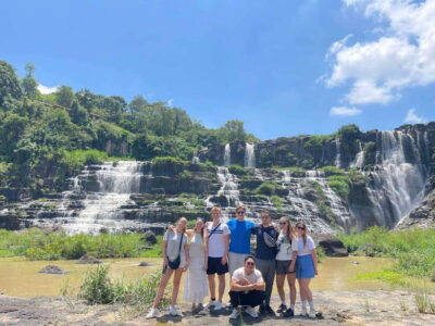 Dalat: MOTORBIKE TOUR TO PONGOUR FALLS- SILK- COFFEE FARM - Pongour Falls and Paradise Lake: Where the Views Do the Talking