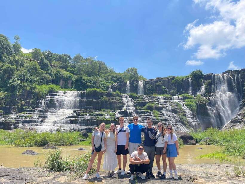 Dalat: MOTORBIKE TOUR TO PONGOUR FALLS- SILK- COFFEE FARM - Pongour Falls and Paradise Lake: Where the Views Do the Talking