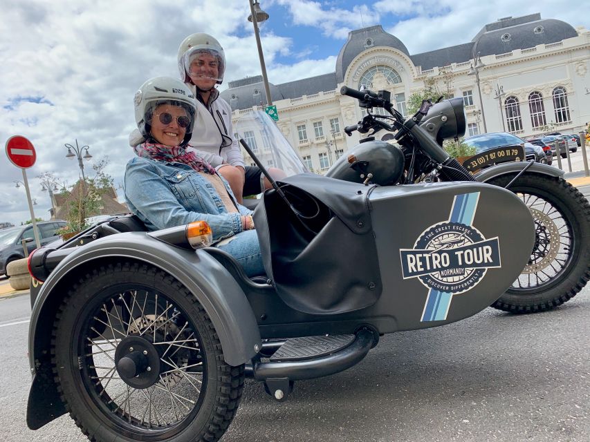 Deauville: Private Guided Tour by Vintage Sidecar - The panoramic moment from the heights
