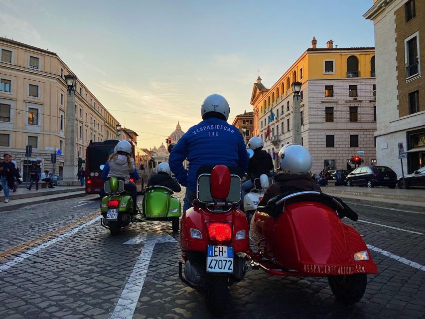 Evening Vespa Sidecar Tour with Gourmet Pizza Tasting - Why this evening Vespa sidecar tour works so well in Rome
