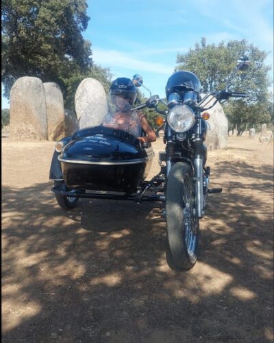 Évora Unforgetable Sidecar Tour - Getting set up: pickups, drops, and Bluetooth helmets