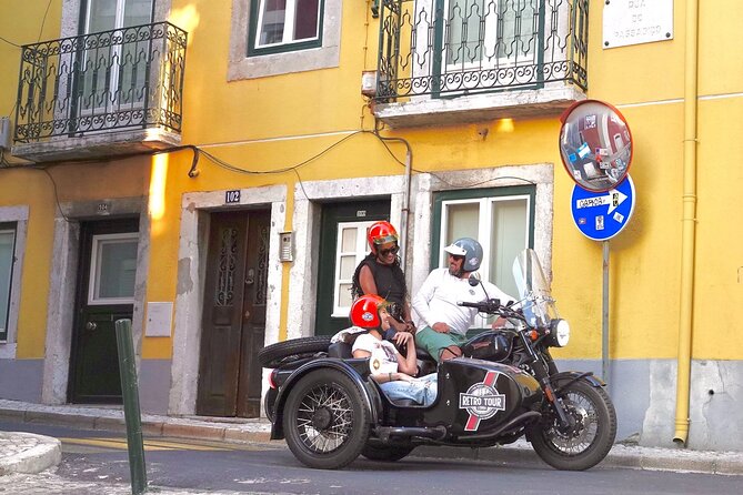 Lisbon: Private Experience Motorcycle Sidecar Tour - R. Garrett 88 and the Private-Group Comfort Factor