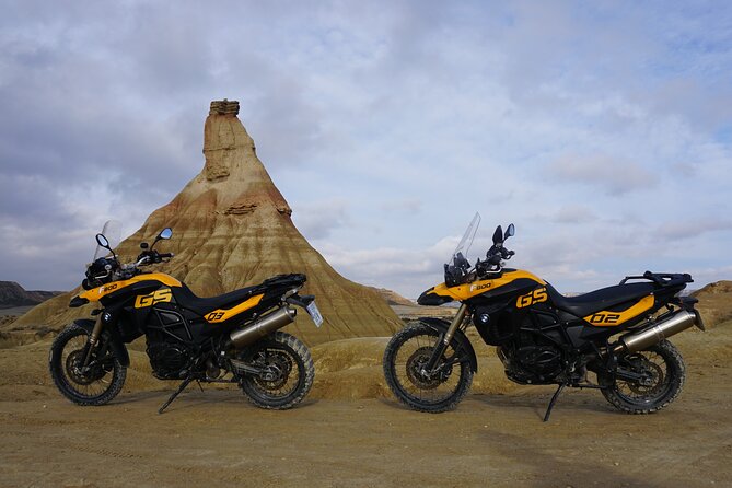 Motorcycle Adventure through Bardenas Reales - Bardenas Reales Stop: La Bardena Blanca and La Negra