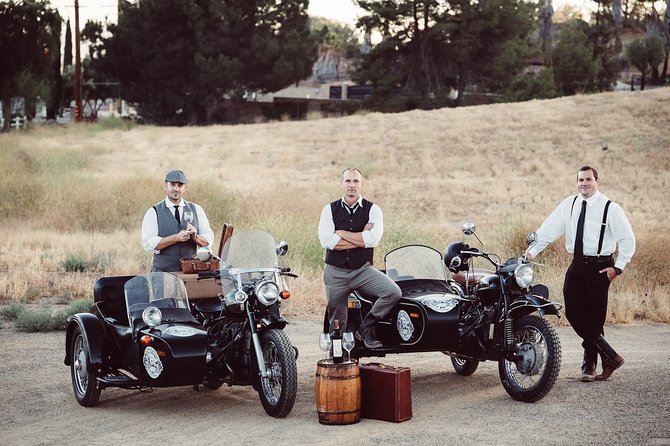 Private Sidecar Winery Tour through Temecula - Stop 1 at Doffo Winery: hosted tastings with a history lesson