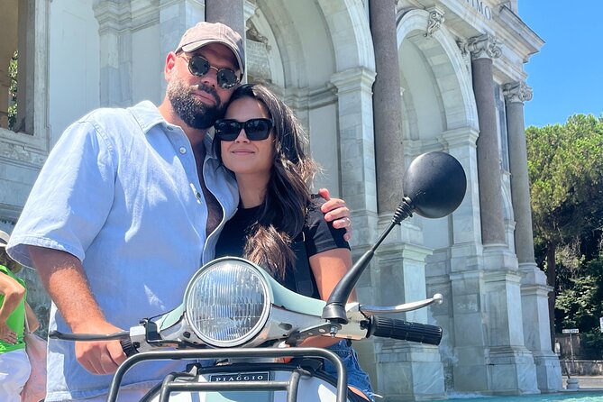 Private Vespa Sidecar Tour with Hotel Pickup - Aventine Hill drive and Giardino degli Aranci: a calmer Rome moment