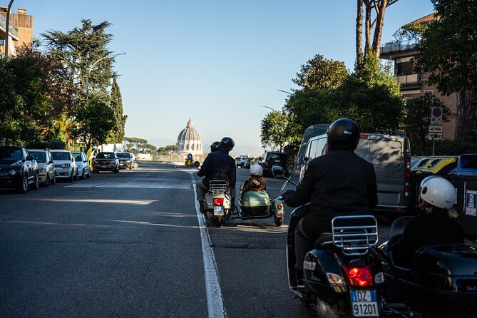 Private Vespa Sidecar Tour with Hotel Pickup - Hotel pickup and how the sidecar seating actually works