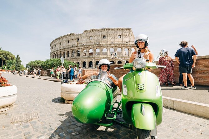Rome City Highlights & Hidden Gems: Vespa Sidecar Guided Tour - Campo de’ Fiori, Trevi, Pantheon Pass-By, and Trinità dei Monti Finish