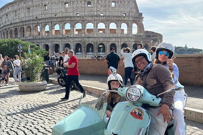 Rome Private Tour in a Vintage Vespa Sidecar Style for 90 Minutes - Pantheon and the Colosseum Exterior: The Fastest Way to Feel Awe