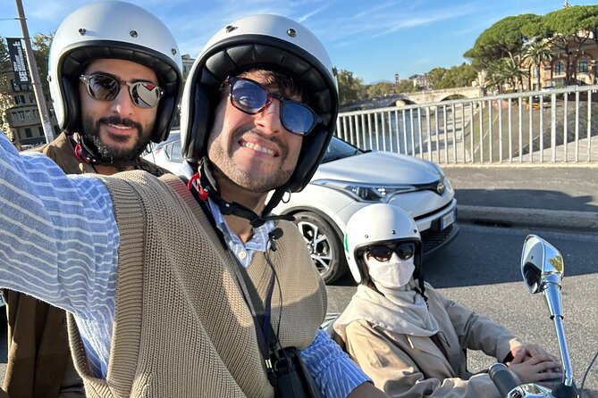 Rome Private Tour in a Vintage Vespa Sidecar Style for 90 Minutes - Chiesa di SantIgnazio and Via Giulia: Art and Street Calm