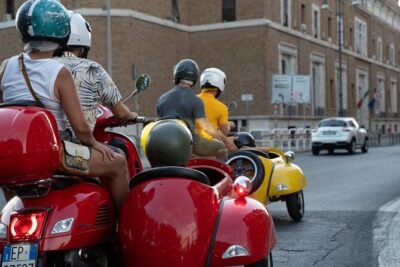 Rome Vespa Sidecar Tour — 90-Minute City Highlights Tour - Helmeted passenger setup: what you ride, and how seat switching helps