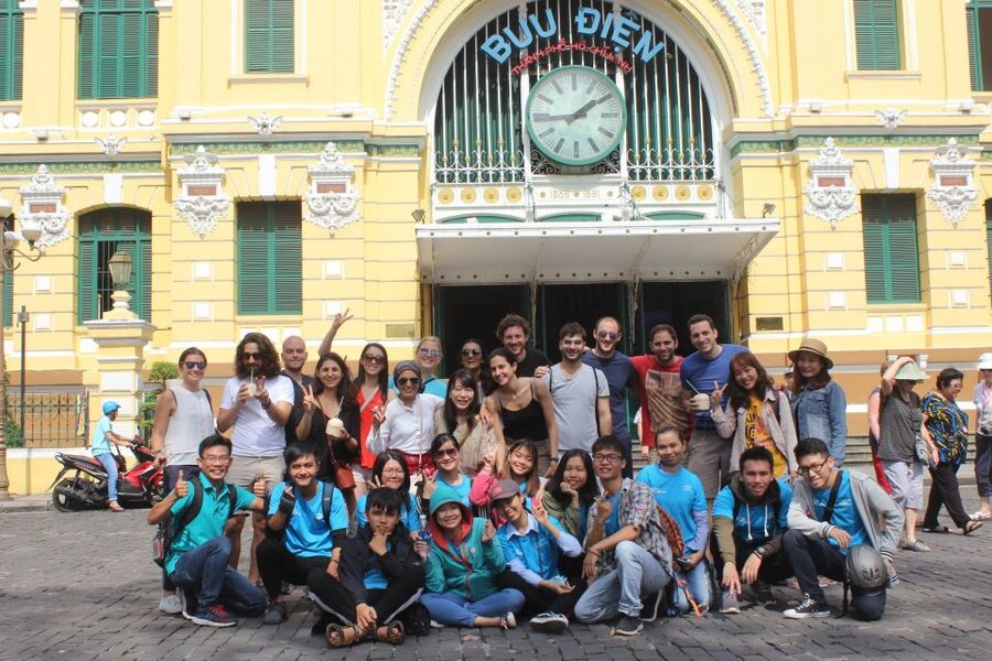 Saigon City Motorbike Tour - District 1: Cathedral, Post Office, and Nguyen Hue Street Culture