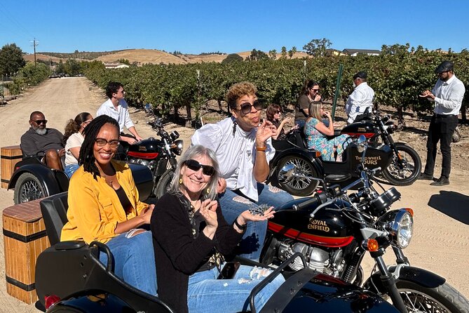 Scenic Sidecar Vineyard Adventure San Luis Obispo - Stop on the Clock: The 45-Minute Scenic Sidecar Ride