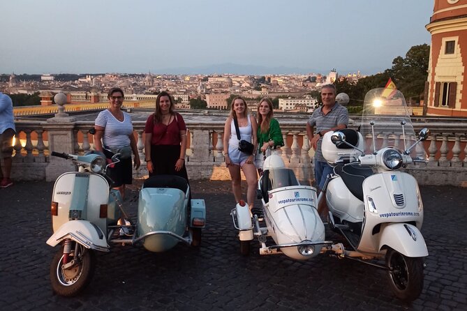 Vespa Sidecar Tour at Day/Night with Pickup - Why Riding a Vespa Sidecar Is the Fastest Way to See Rome