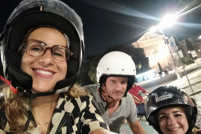 Vespa Sidecar Tour at Day/Night with Pickup - Day vs Night: When the Weather Drops and the Photos Get Better
