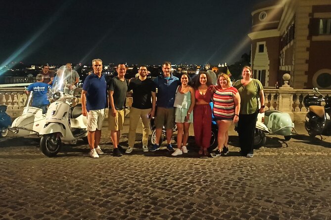 Vespa Sidecar Tour By Night with Pickup - Stop 1: Piazza Venezia and the Vittoriano Start