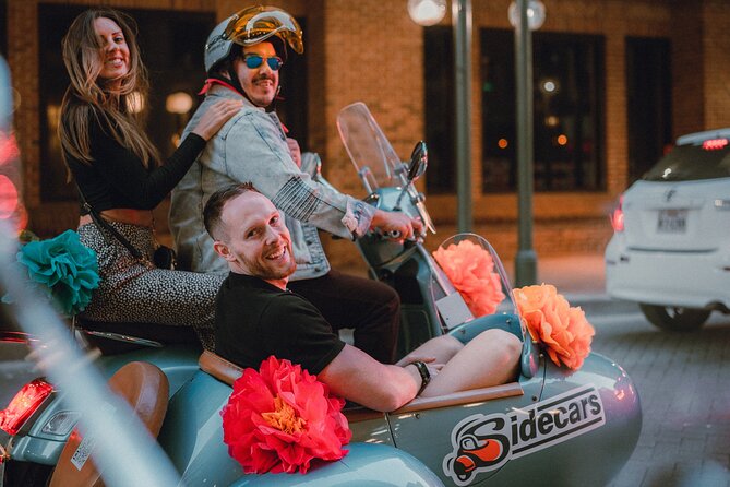 VESPA SiDECAR Tour in San Antonio with Tacos - Cruising Past the Alamo: That Icon Moment (Without the Chaos)